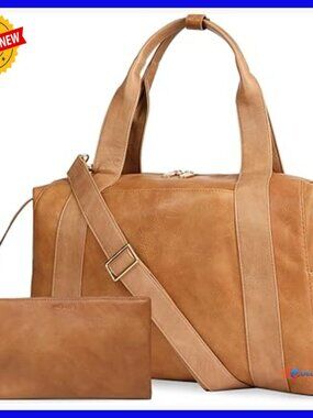 Large Travel Diaper Tote Bag with 14 Pockets, Insulated Bottle Compartments